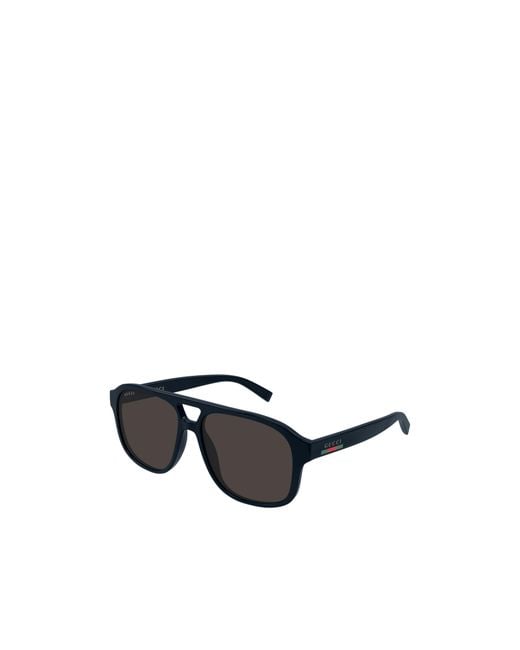 Gucci Black Aviator Sunglasses for men