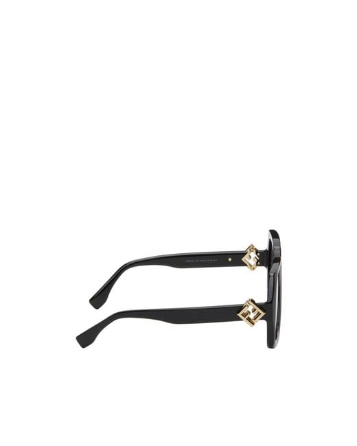 Fendi Multicolor Eyewear Geometric Frame Sunglasses