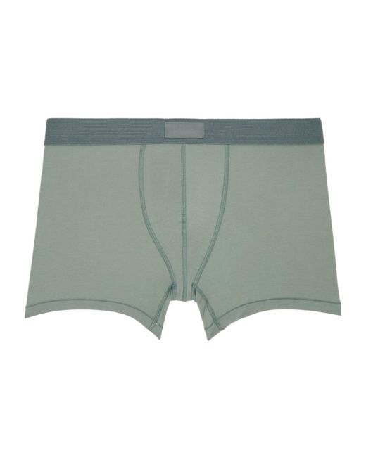 Skims Blue Logo Detail Boxer Briefs Three-Pack for men