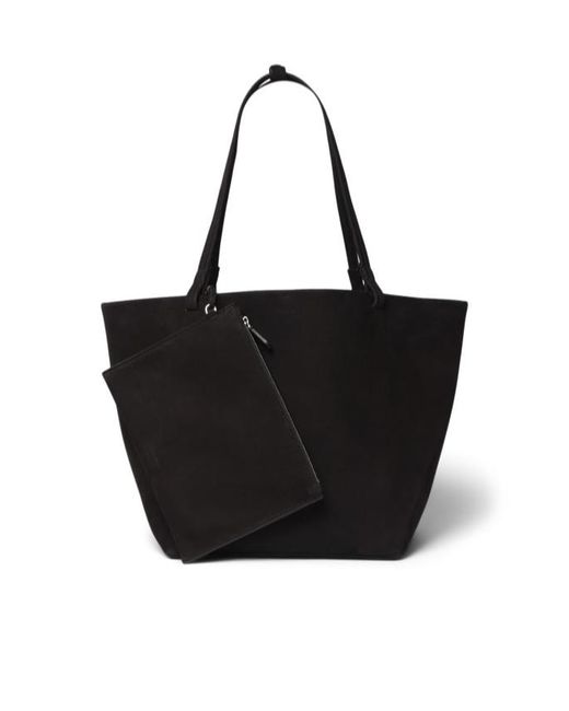 The Row Black Snap Handbag