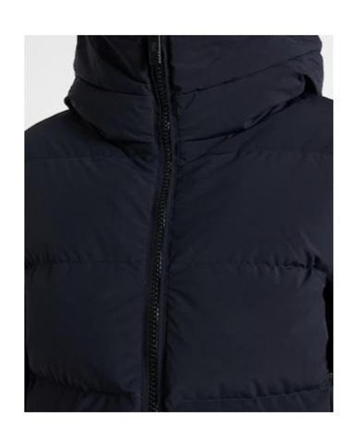 Fusalp Blue Barsy Velvet-Trimmed Down Ski Jacket