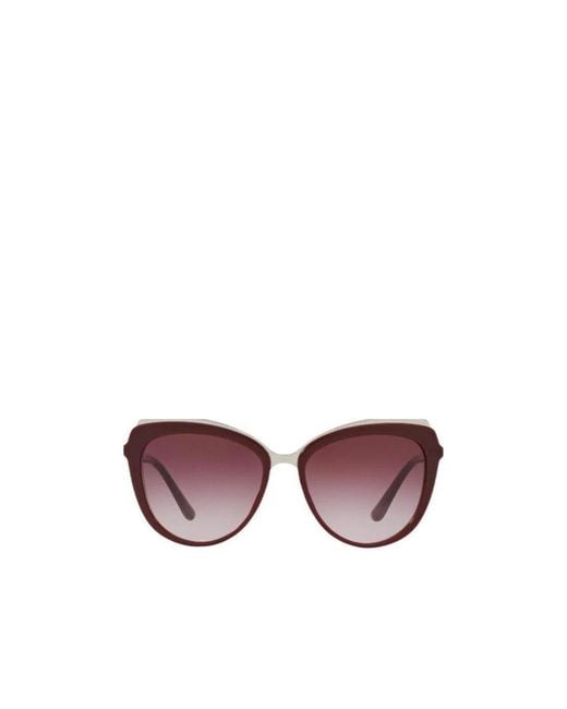 Dolce & Gabbana Purple Logo Sunglasses