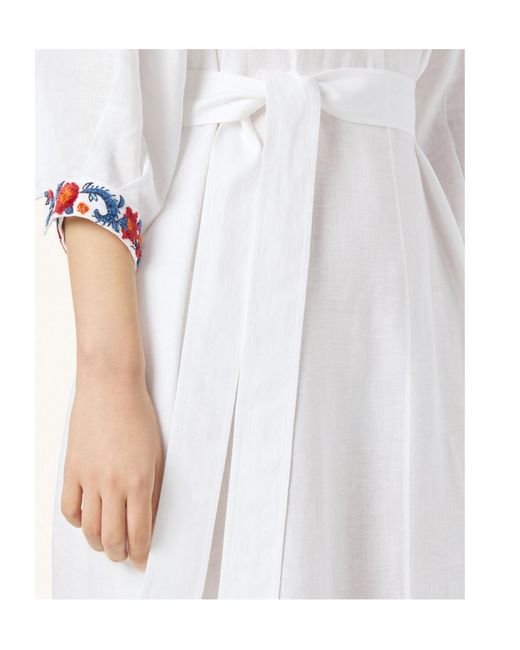 Loro Piana White Mina Dress