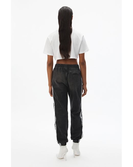 Alexander Wang Black Casual Denim Trousers