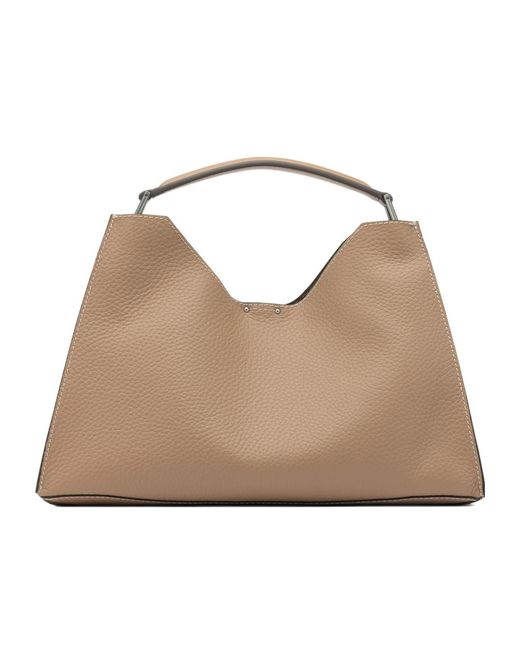 Gianni Chiarini Natural Top Handle Shoulder Bag