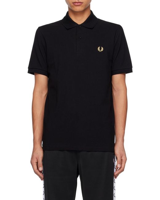 Fred Perry Black M3 Piqué Polo Shirt for men