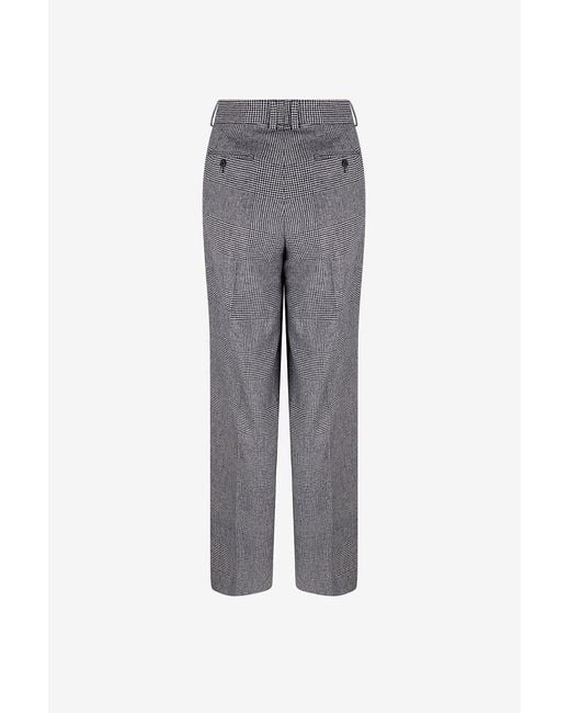 Dolce & Gabbana Gray Casual Pants With Belt Loops