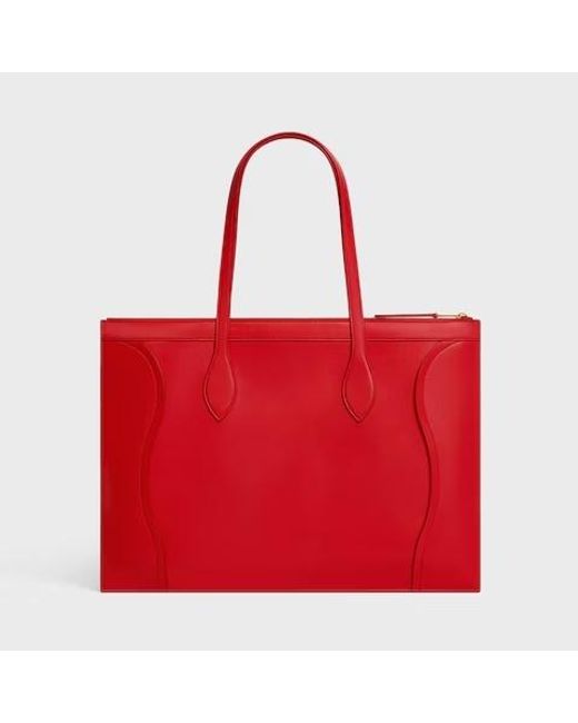 Céline Red Flat Luggage