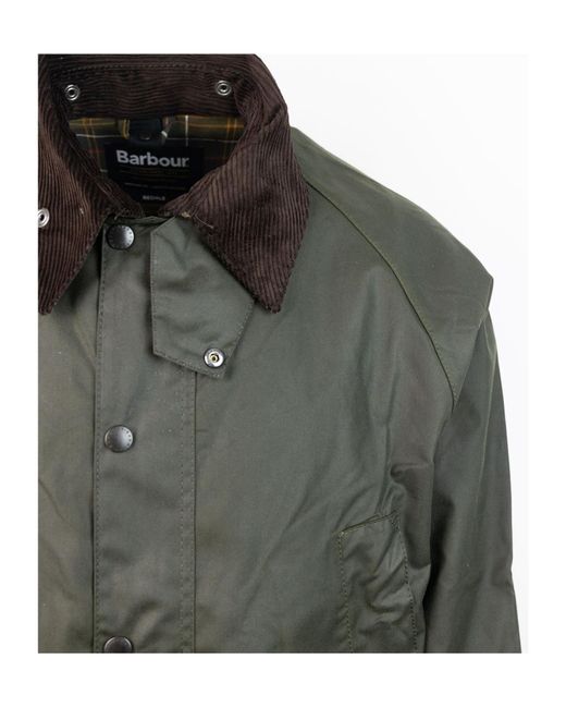 Barbour Gray Bedale Waxed Field Jacket for men