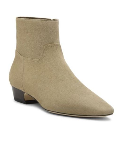 Stuart Weitzman Natural Stassi Zip Bootie