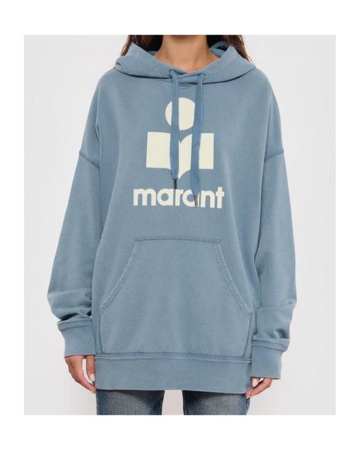 Isabel Marant Blue Miley Drawstring Hoodie for men