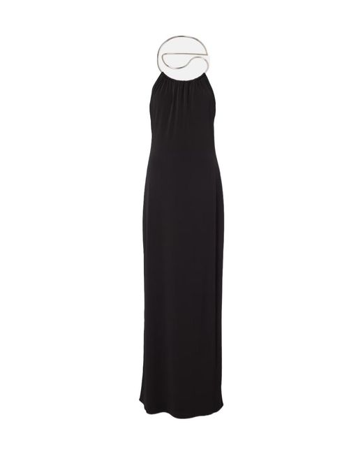 Coperni Black Emblem Necklace Decoration For Neck-Hugging Dress Skirt