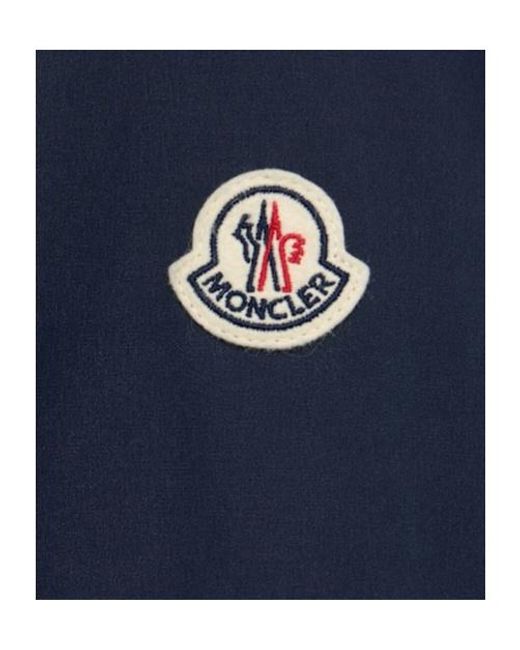 Moncler Blue Ttech Down Parka Jacket for men