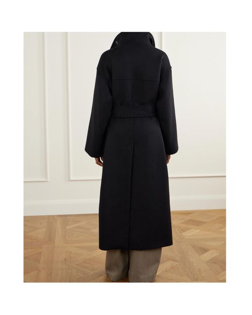 Joseph Black Belted Coat