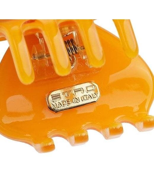 Etro Orange Logo Hairpin
