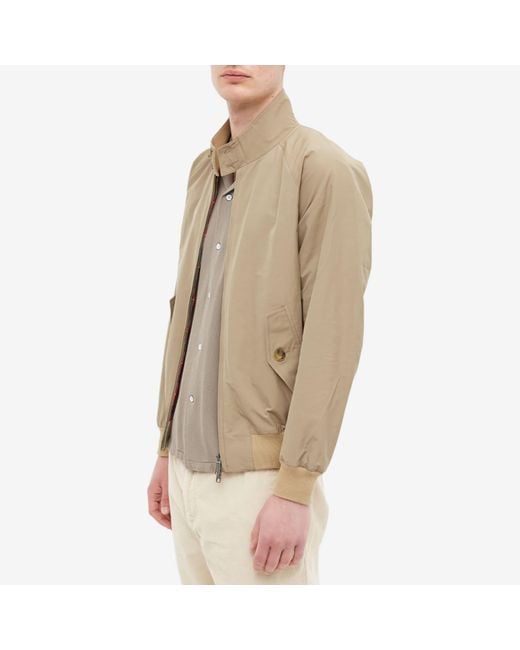 Baracuta Natural High Neck Bomber Jacket for men