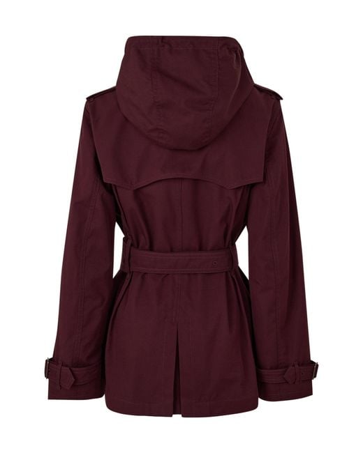 Burberry Purple Versatile Casual Coat