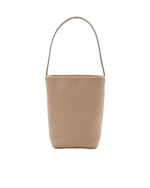 The Row White Medium N/S Park Tote Bag