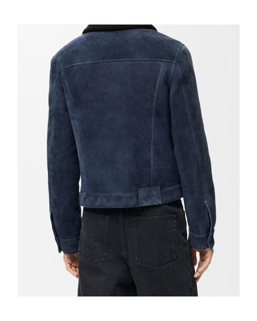 Loewe Blue Trucker Jacket for men