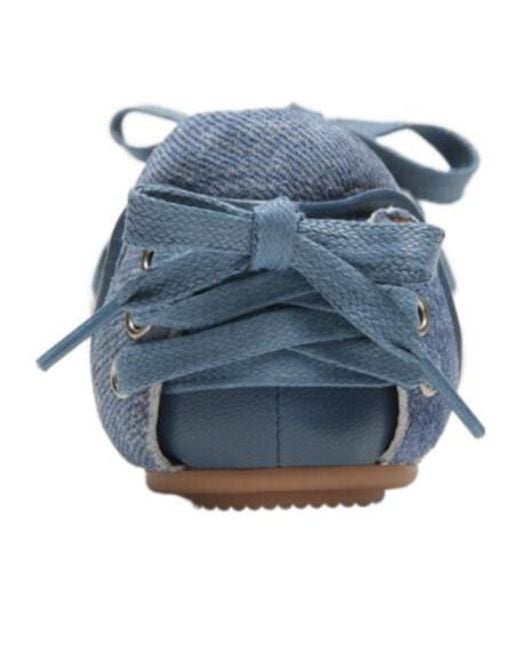 Acne Blue Lace-Up Leather Shoes