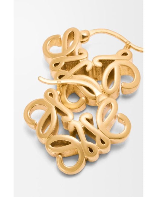 Loewe Metallic Logo Earrings