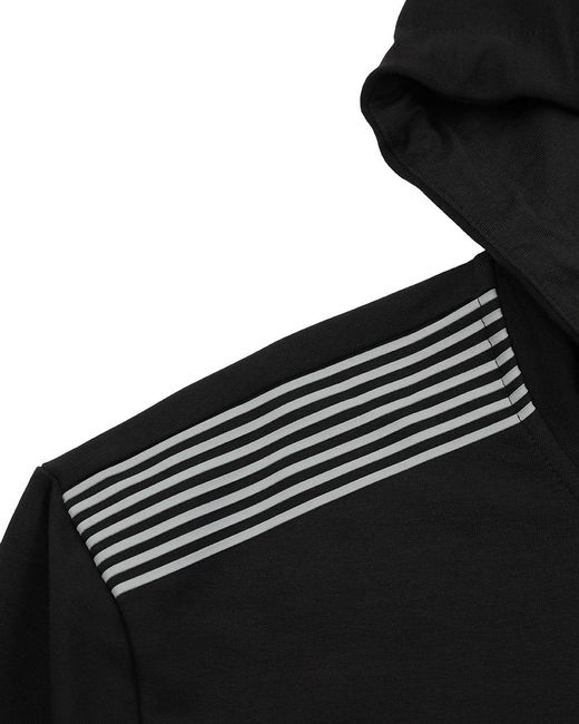 EA7 Black Logo Zipper Casual Jacket for men