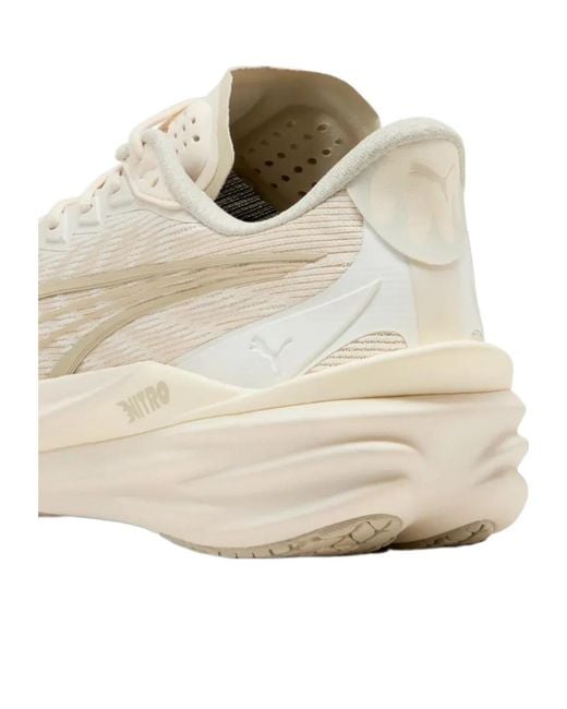 PUMA Natural Deviate Nitro 4 Lace-Up Sneakers