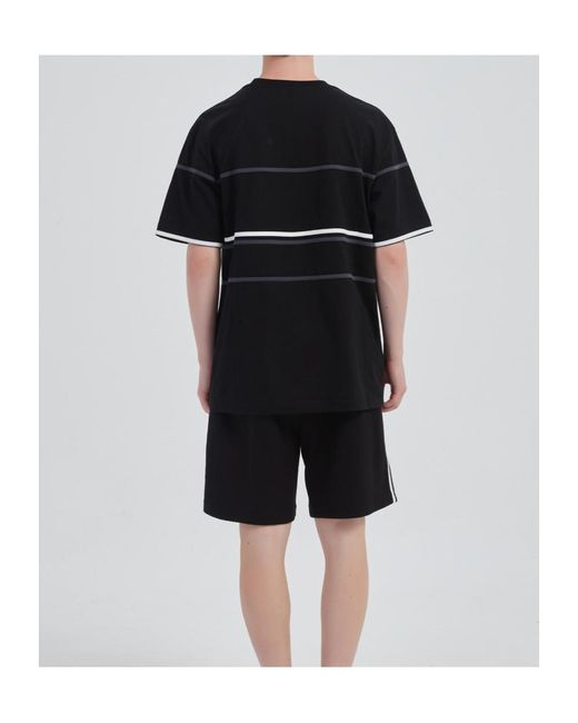 Marissa Chiara Black Drawstring Shorts for men