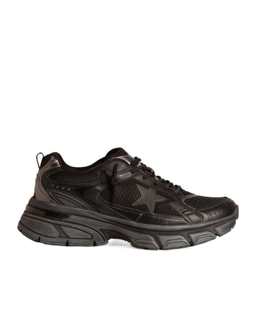 Golden Goose Deluxe Brand Black Lightstar Sneakers