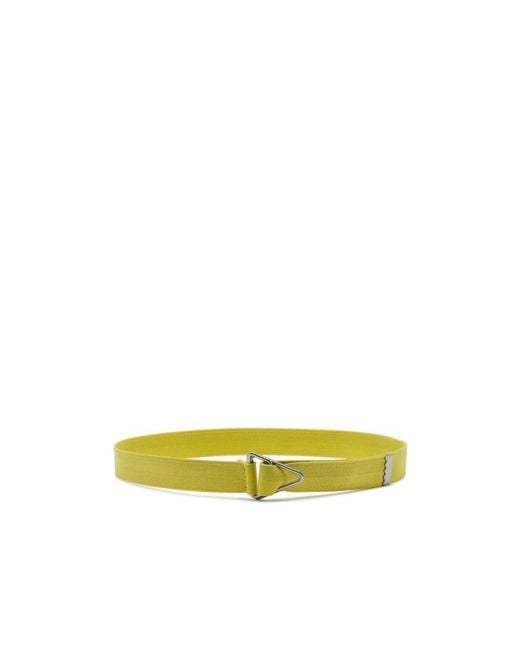 Bottega Veneta Yellow Triangle Buckle Belt for men