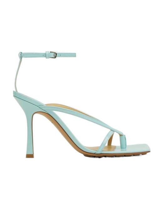Bottega Veneta Multicolor Logo High-Heeled Sandals