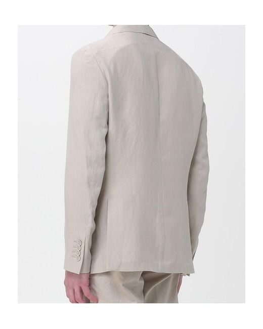 Eleventy Gray Long Sleeve Jacket for men