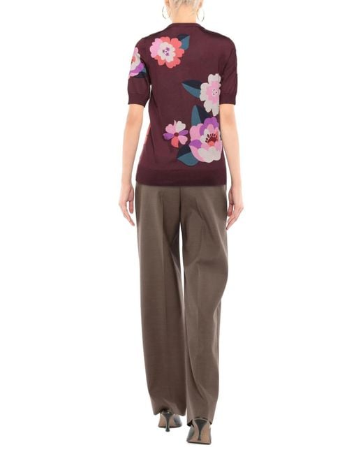 Dolce & Gabbana Pink Floral-Print Jumper