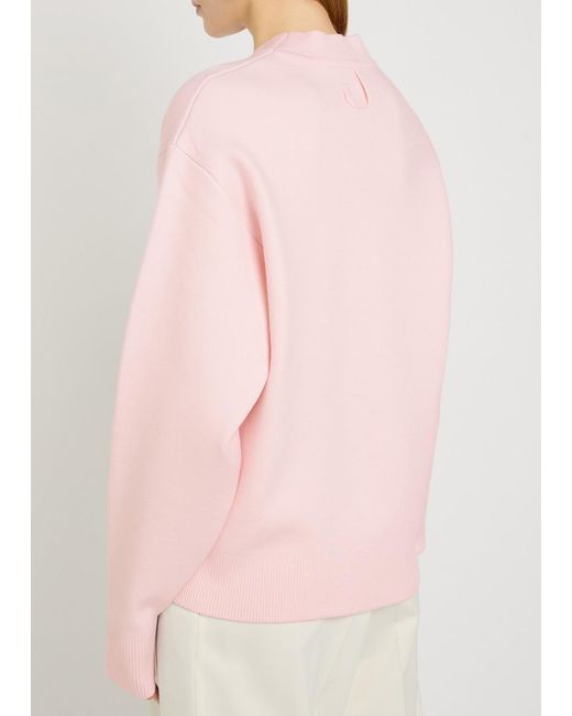 Jacquemus Pink Le Cardigan Doppio Merino Wool-Blend Cardigan
