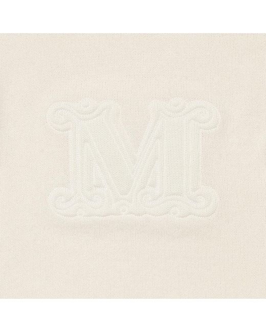Max Mara White Logo Pullover
