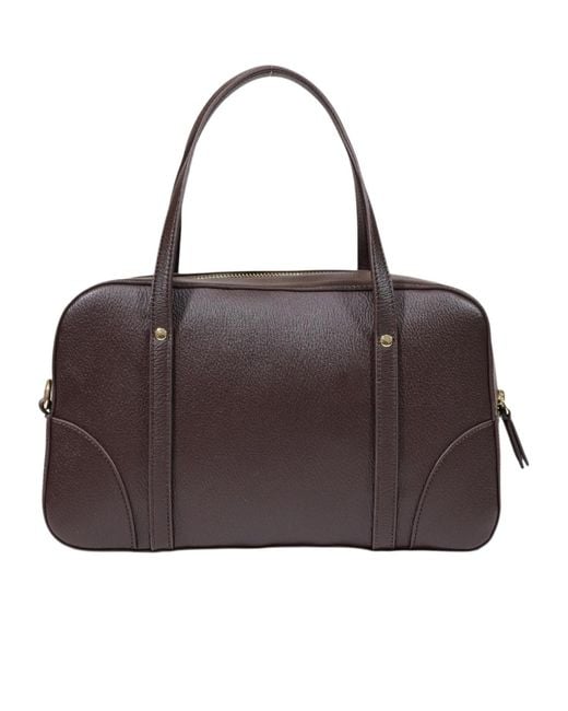 ARMANI EXCHANGE Black Top Handle Bag With Structured Silhouette