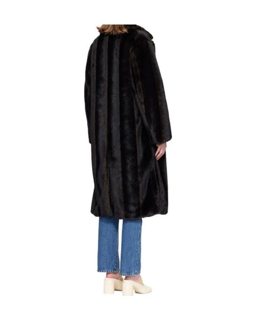 MM6 by Maison Margiela Black Long-Sleeved Coat