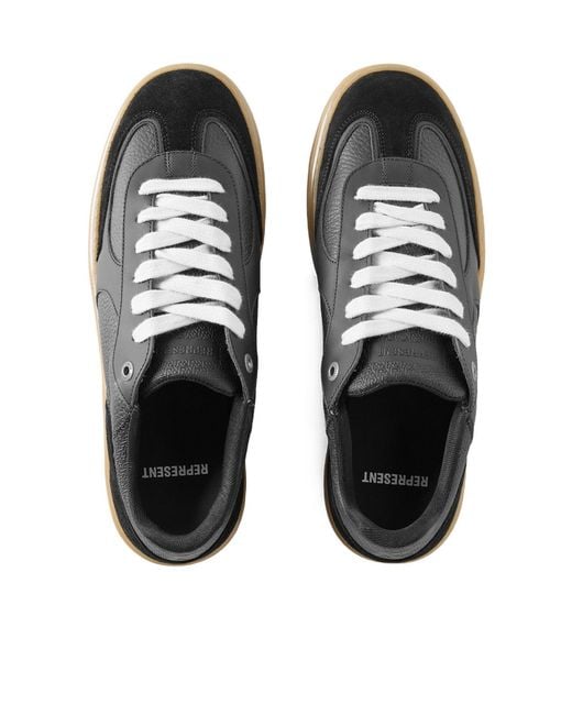Represent Black Virtus Chunky Sole Chunky Trainers for men