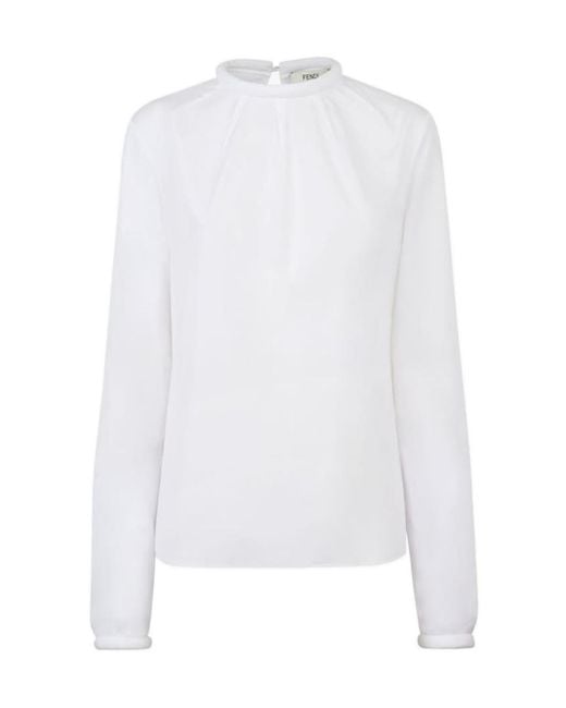 Fendi White Cotton Shirt
