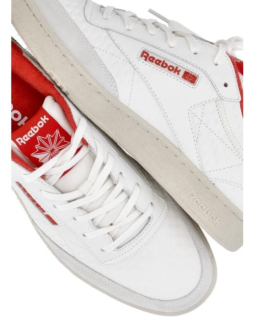 Reebok White Club C Sneakers for men
