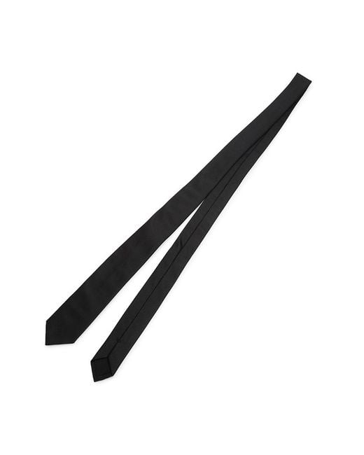 Givenchy Black Pointed Tie for men
