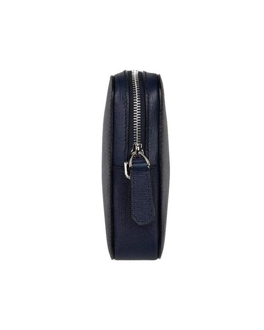 Bally Blue Logo Clutch for men