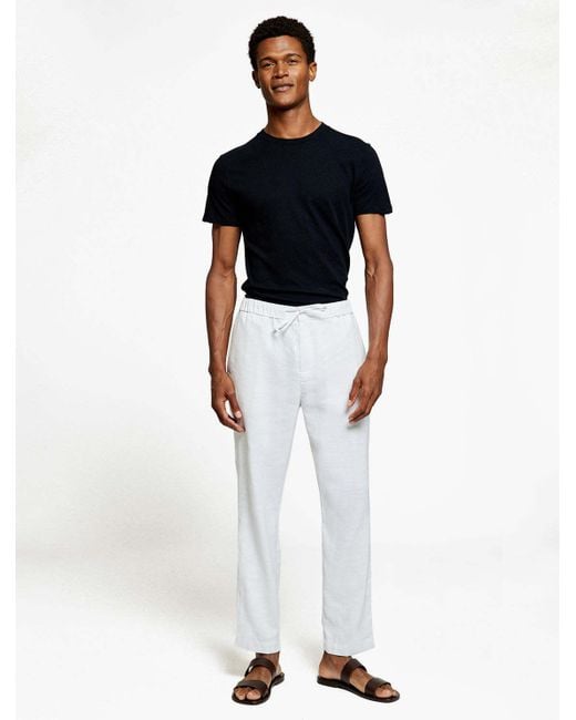 Frescobol Carioca White Oscar Trousers for men