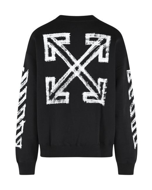 Off-White c/o Virgil Abloh Black Long-Sleeve Sweatshirt for men