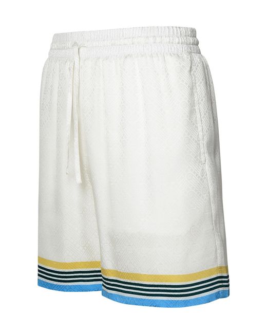 Casablanca White Shorts for men