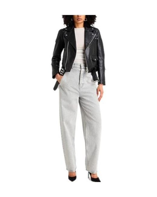 Burberry Black Minimal Zip-Up Jacket