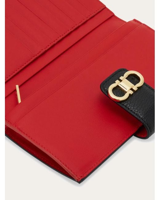 Ferragamo Black Continental Wallet