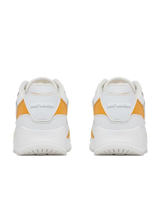 Saint Laurent White Bump Shoes for men