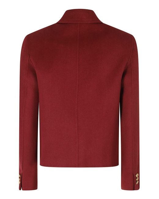 Max Mara Red Studio Mstvenere Boxy Pocket Jacket