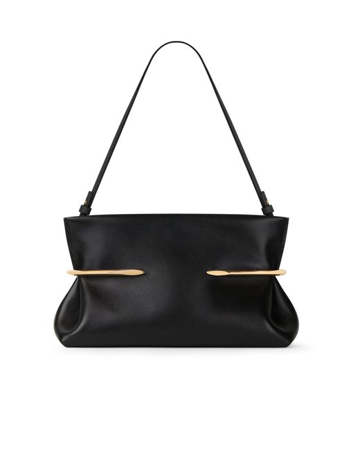 Givenchy Black Smooth Leather Clutch Bag